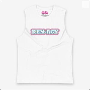 NWT Mattel “Ken-rgy” White T-Shirt from The Barbie Movie size Small
